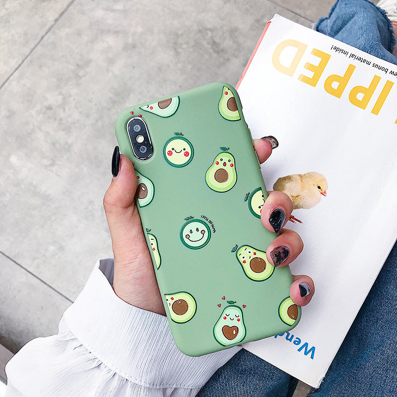 Cute Avocado Phone Case Soft Protective Cover for Phones