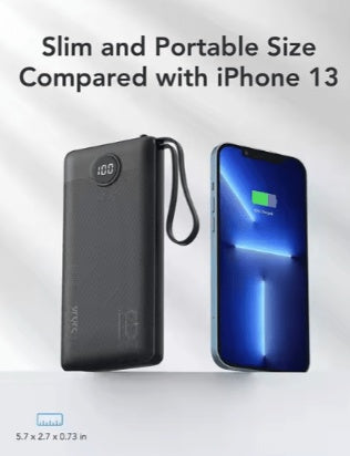 Compact 10000mAh Portable Power Bank Fast & Reliable Charging
