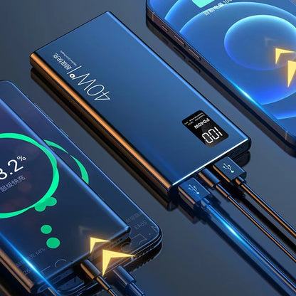 Large Capacity Digital Display Power Bank Fast Smart Charging