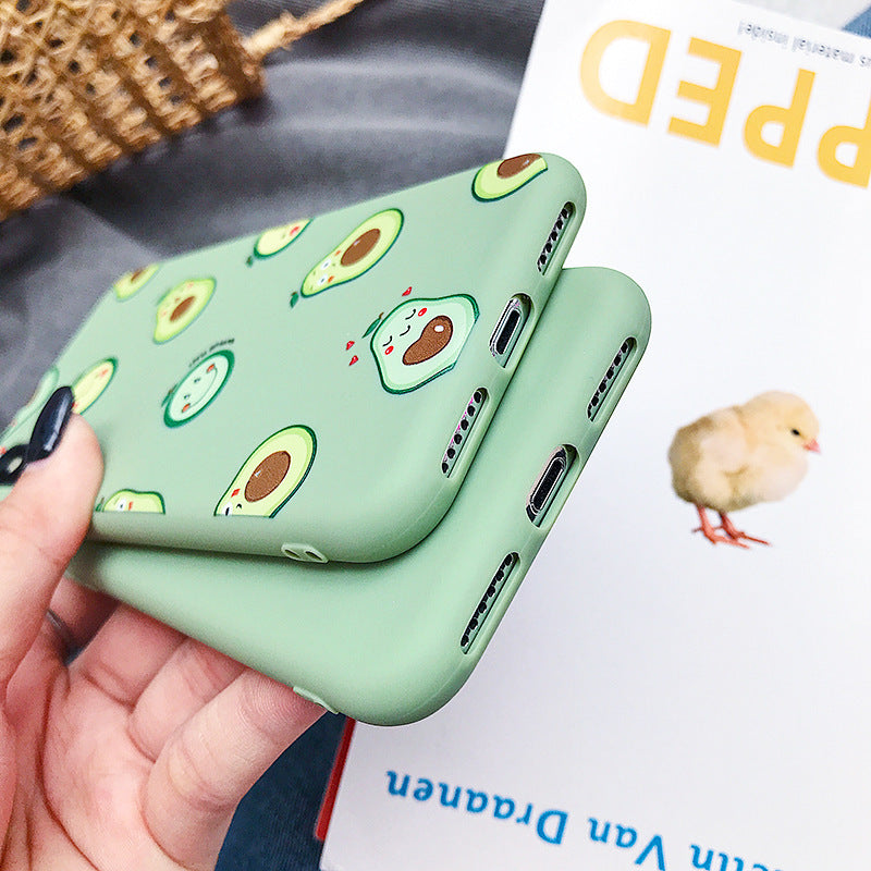 Cute Avocado Phone Case Soft Protective Cover for Phones