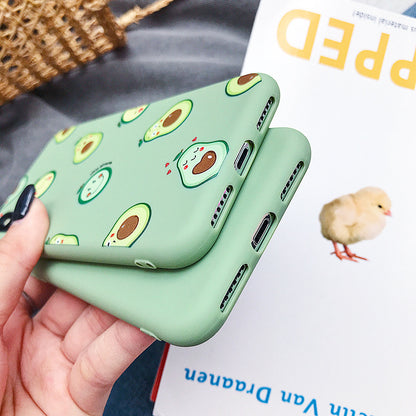 Cute Avocado Phone Case Soft Protective Cover for Phones