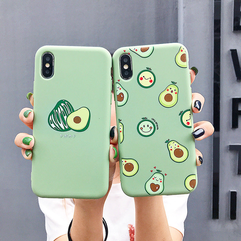 Cute Avocado Phone Case Soft Protective Cover for Phones